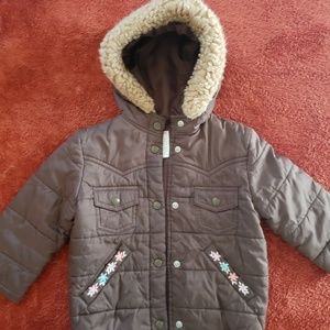 Gymboree girls puffer jacket